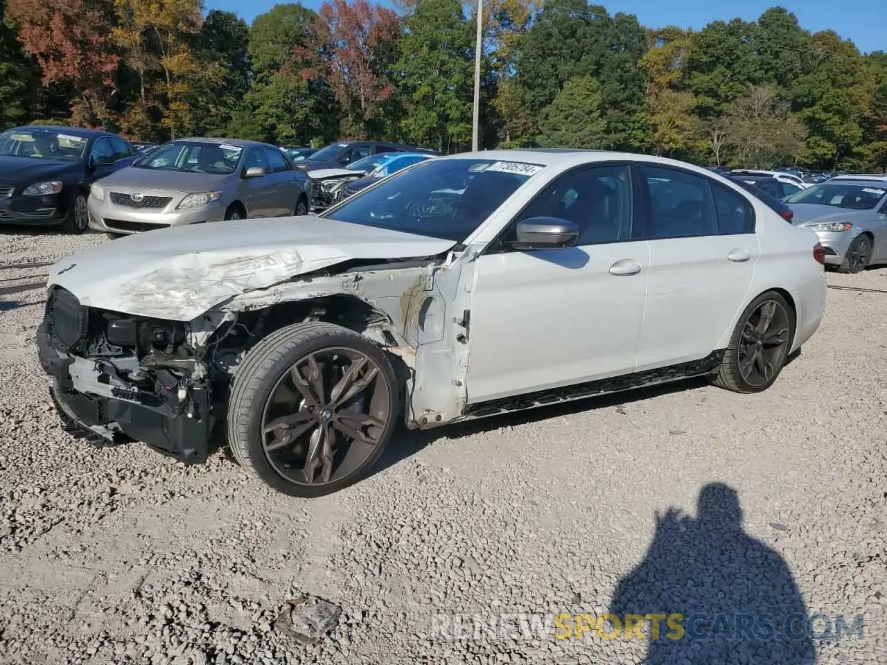 1 fotografías del automóvil dañado WBAJB9C57KB288727 BMW M5 2019