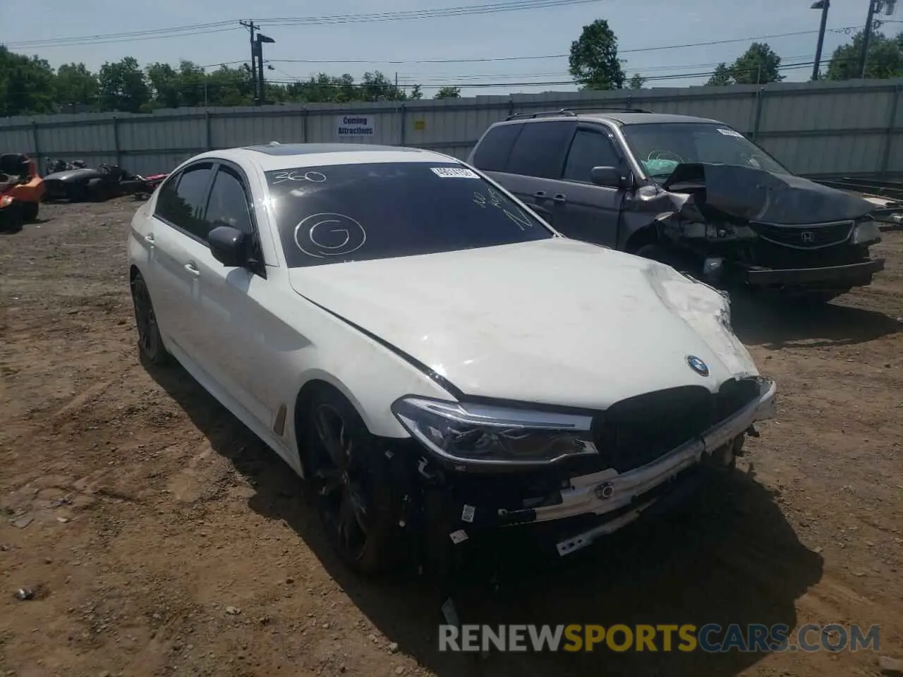 1 fotografías del automóvil dañado WBAJB9C58KB288879 BMW M5 2019