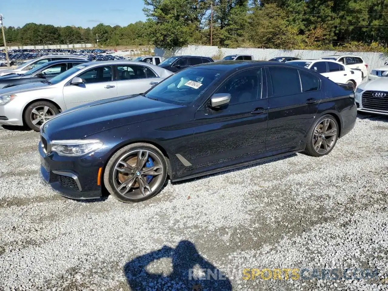 1 fotografías del automóvil dañado WBAJB9C59KB288518 BMW M5 2019
