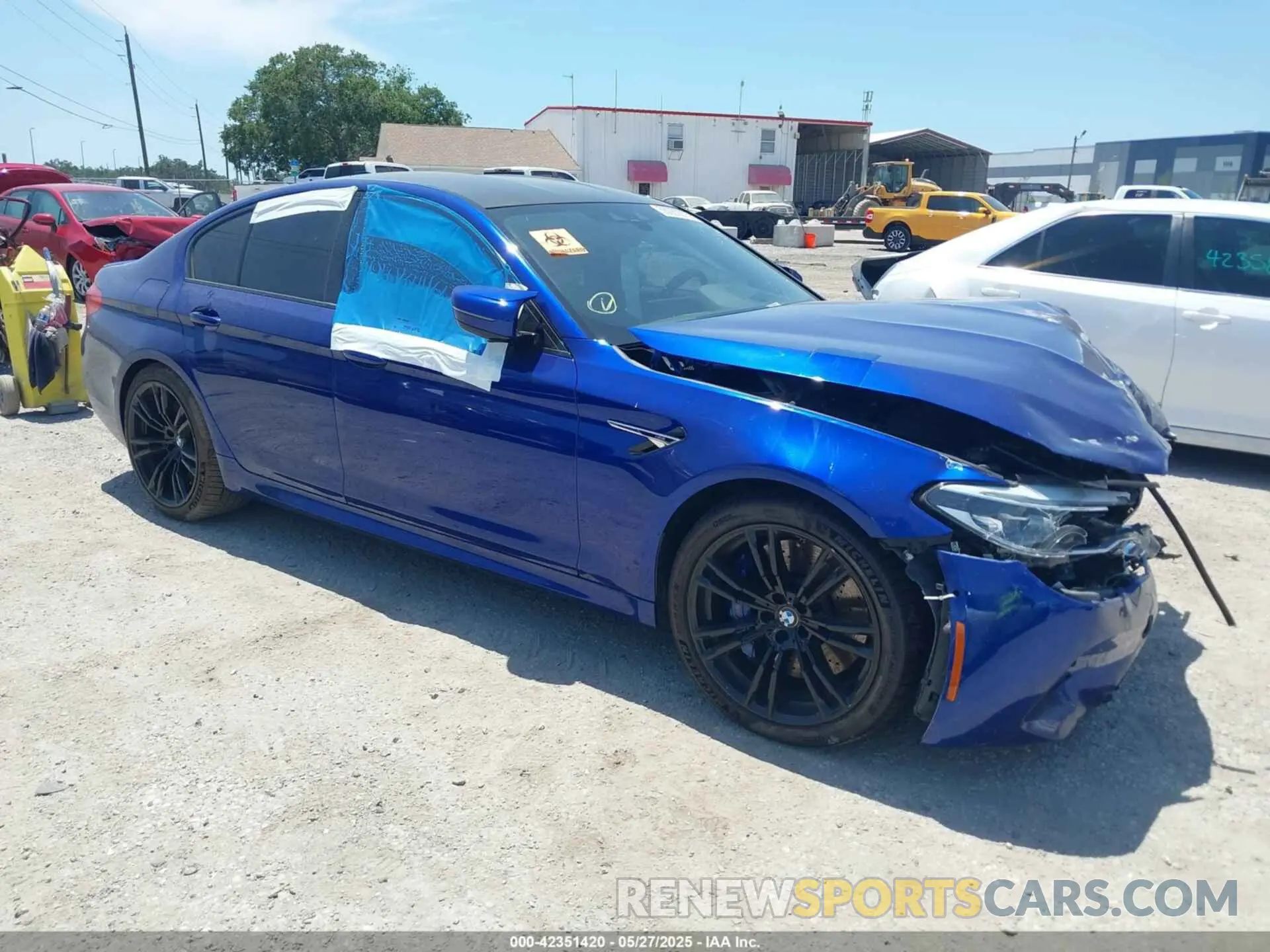 1 fotografías del automóvil dañado WBSJF0C50KB285065 BMW M5 2019
