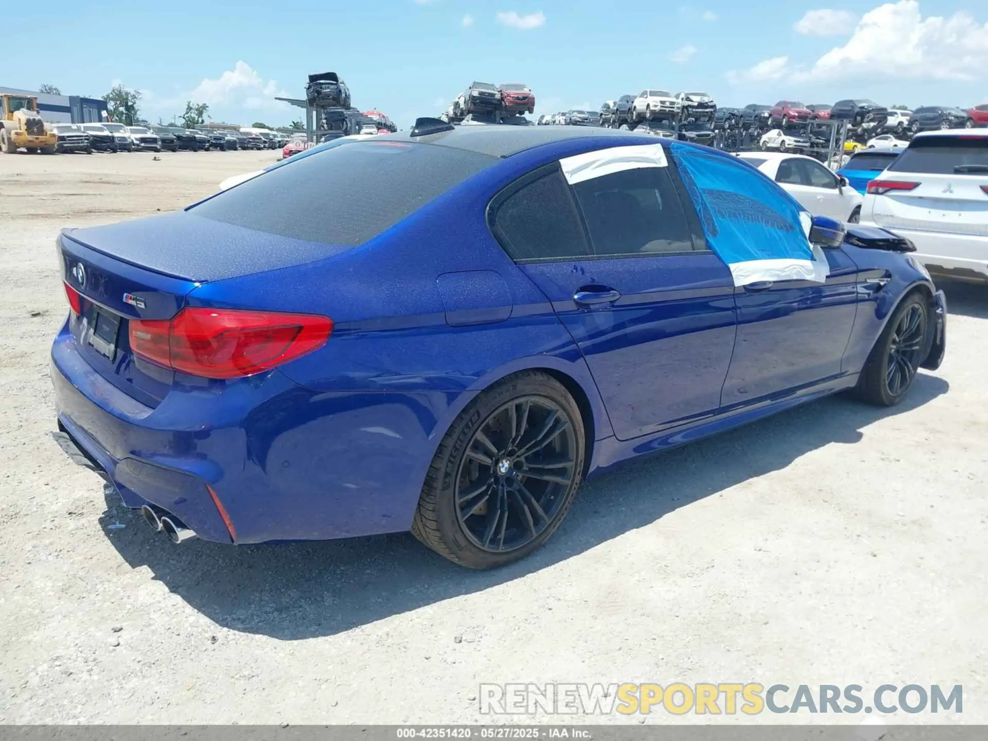 4 fotografías del automóvil dañado WBSJF0C50KB285065 BMW M5 2019