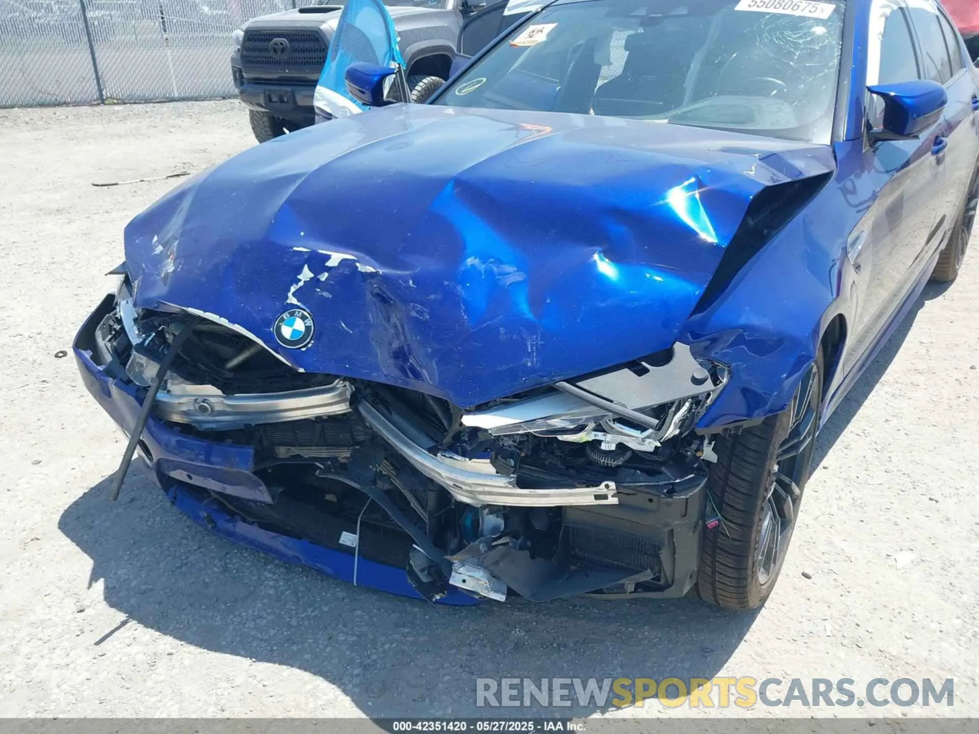 6 fotografías del automóvil dañado WBSJF0C50KB285065 BMW M5 2019