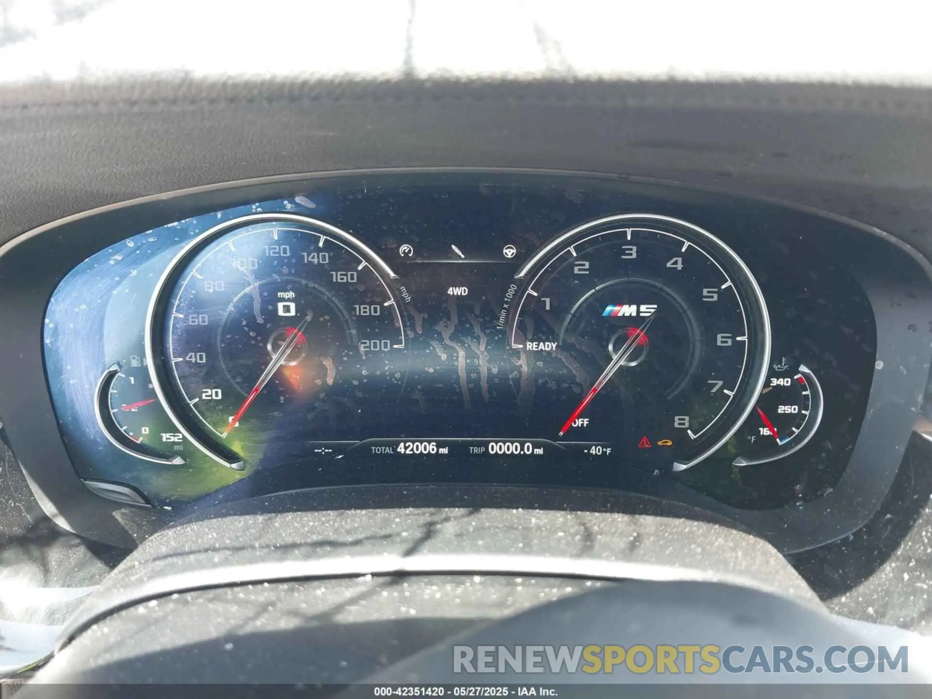 7 fotografías del automóvil dañado WBSJF0C50KB285065 BMW M5 2019