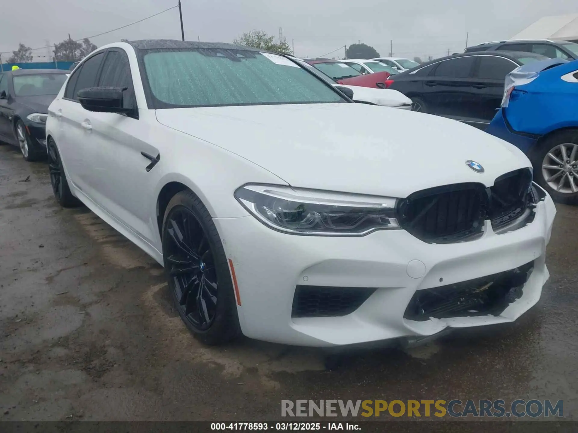 1 fotografías del automóvil dañado WBSJF0C52KB447102 BMW M5 2019