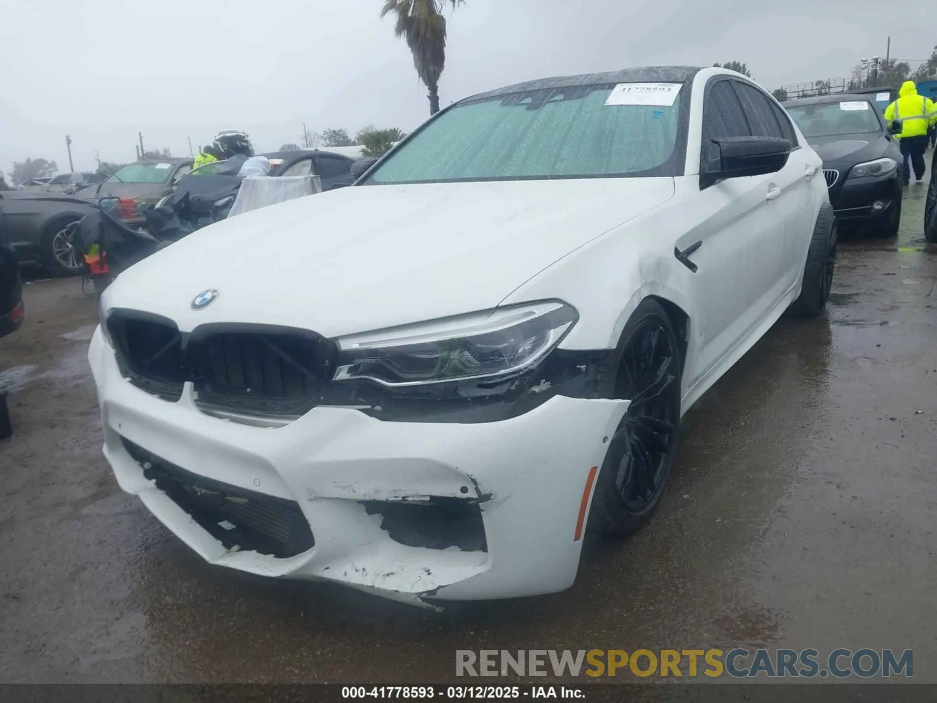 2 fotografías del automóvil dañado WBSJF0C52KB447102 BMW M5 2019