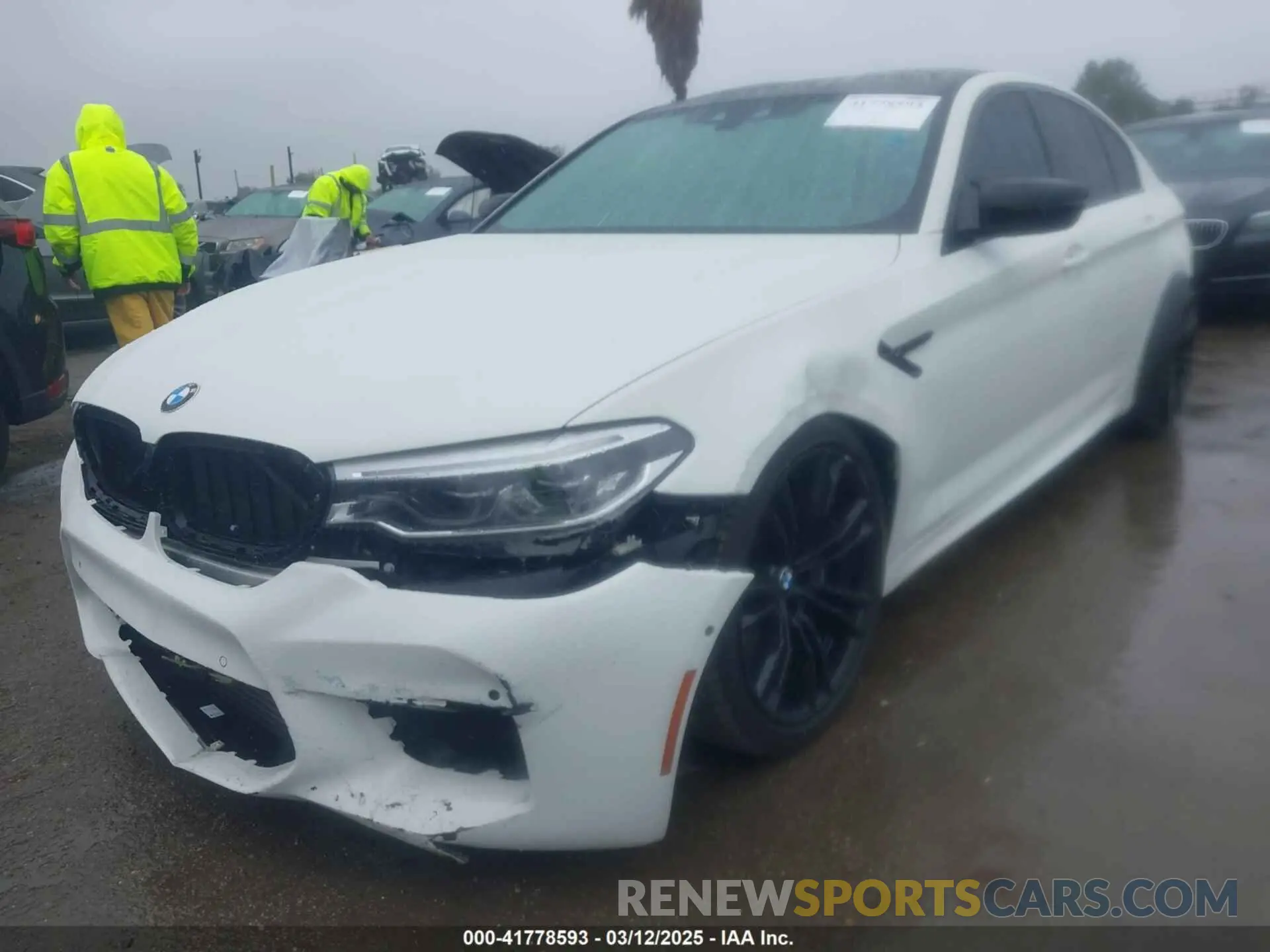 6 fotografías del automóvil dañado WBSJF0C52KB447102 BMW M5 2019