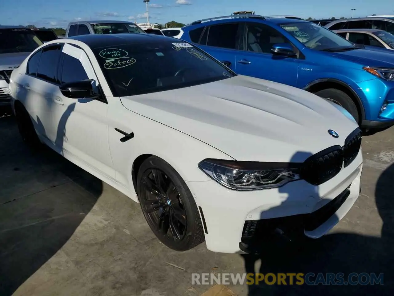 1 fotografías del automóvil dañado WBSJF0C52KB448119 BMW M5 2019