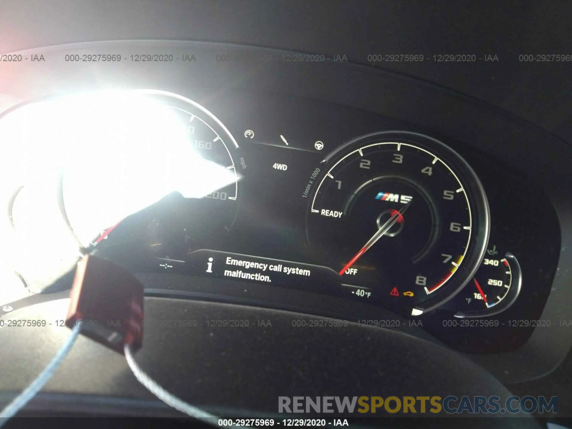 7 fotografías del automóvil dañado WBSJF0C53KB447092 BMW M5 2019