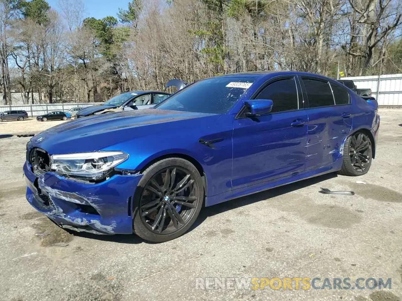 1 fotografías del automóvil dañado WBSJF0C55KB284512 BMW M5 2019