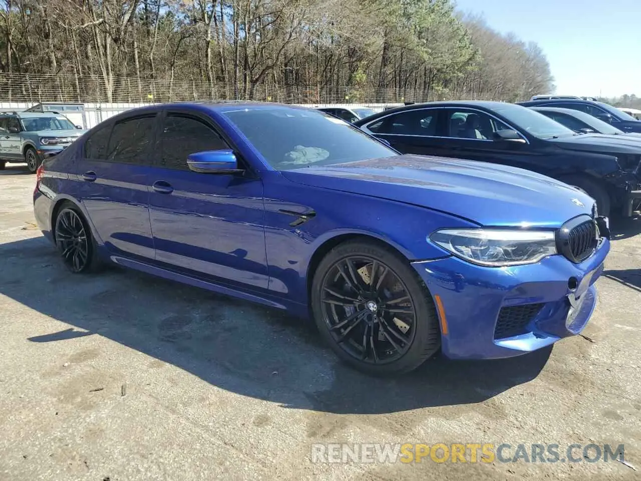 4 fotografías del automóvil dañado WBSJF0C55KB284512 BMW M5 2019