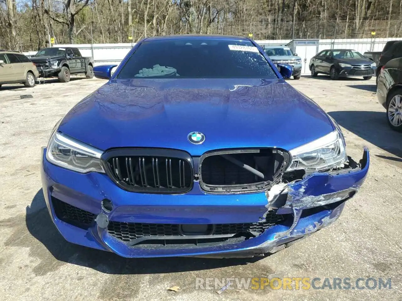 5 fotografías del automóvil dañado WBSJF0C55KB284512 BMW M5 2019