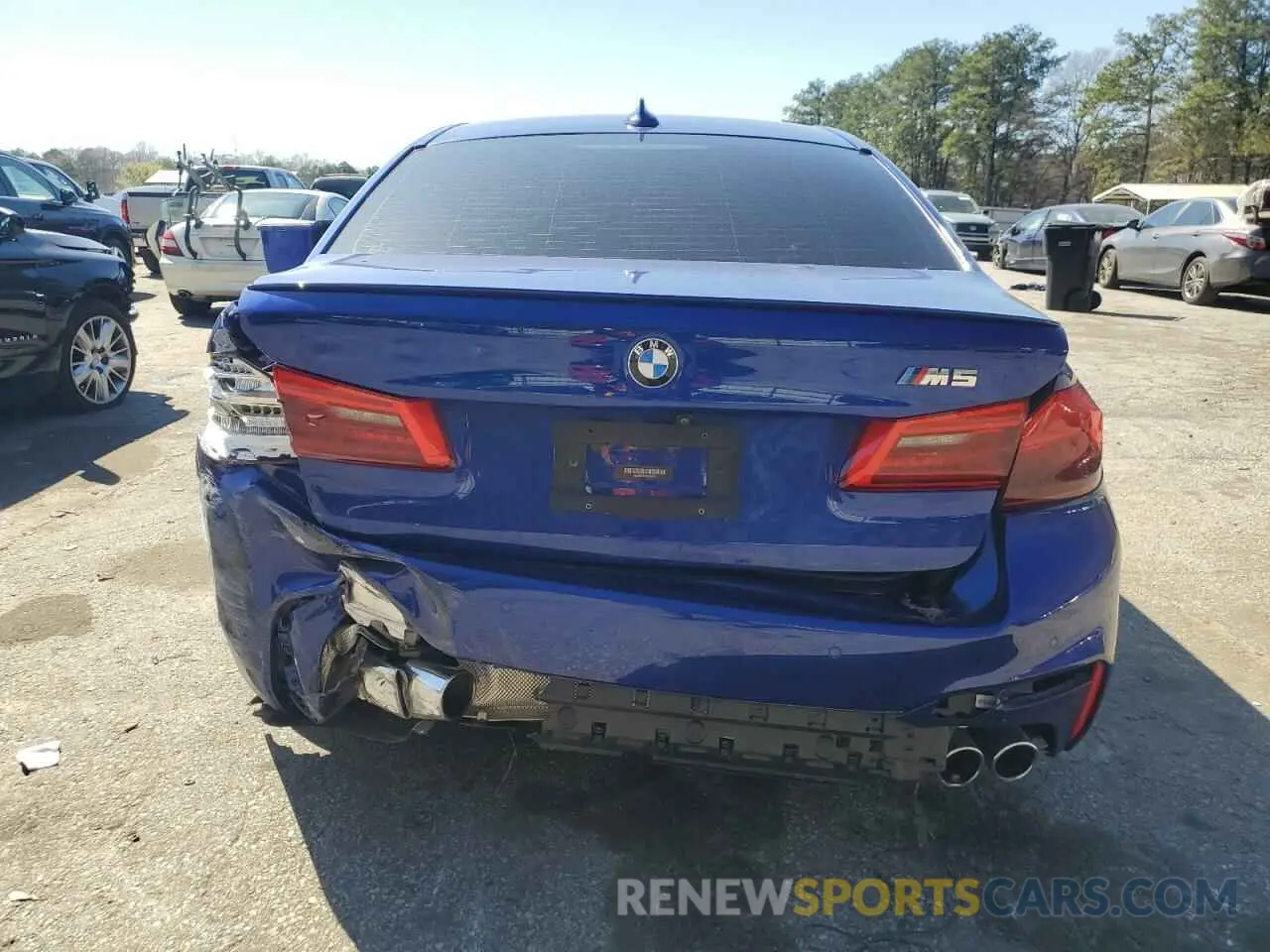 6 fotografías del automóvil dañado WBSJF0C55KB284512 BMW M5 2019