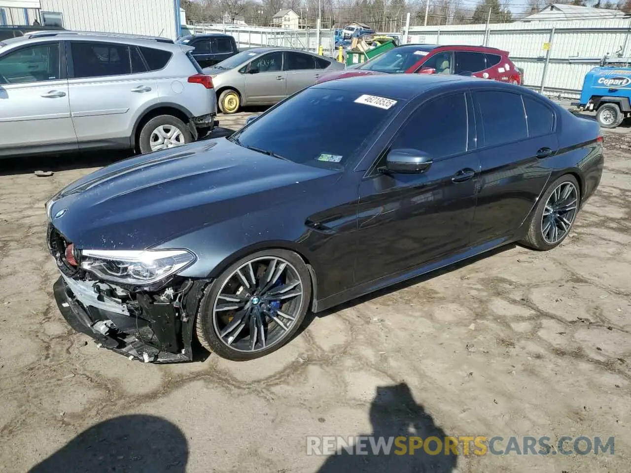 1 fotografías del automóvil dañado WBSJF0C56KB285040 BMW M5 2019