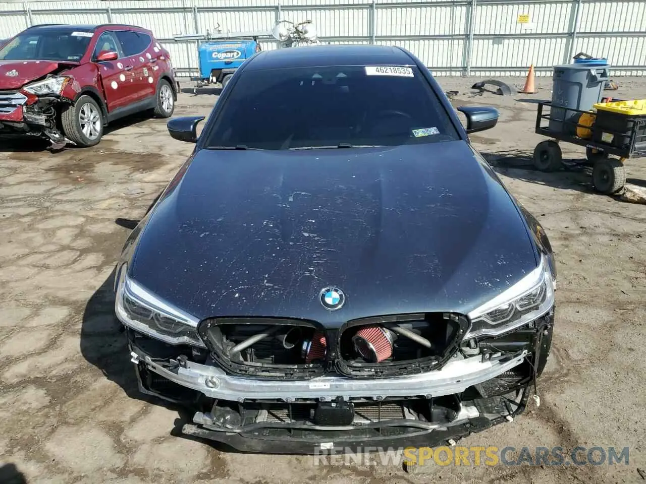 5 fotografías del automóvil dañado WBSJF0C56KB285040 BMW M5 2019