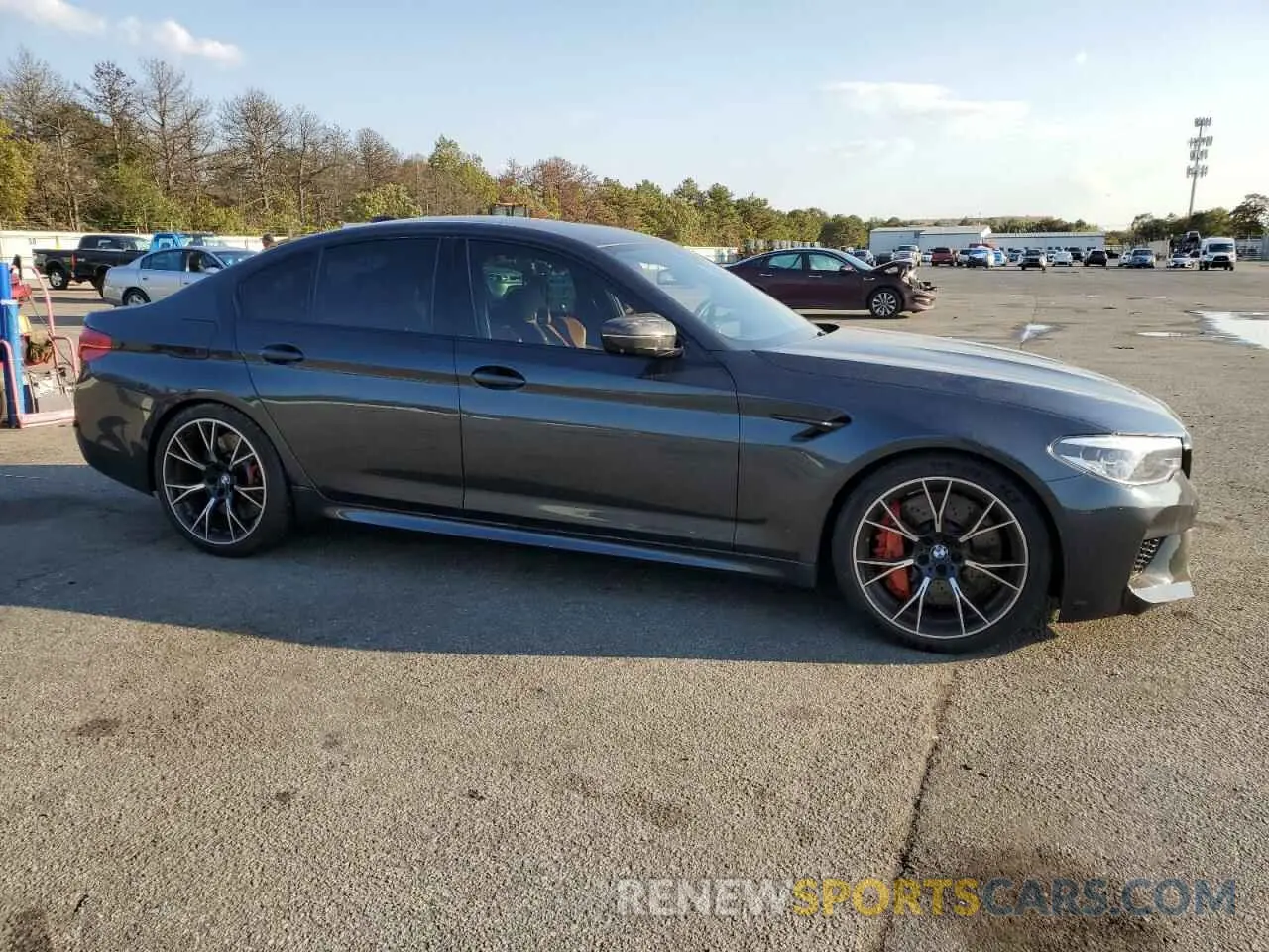 4 fotografías del automóvil dañado WBSJF0C58KB446682 BMW M5 2019
