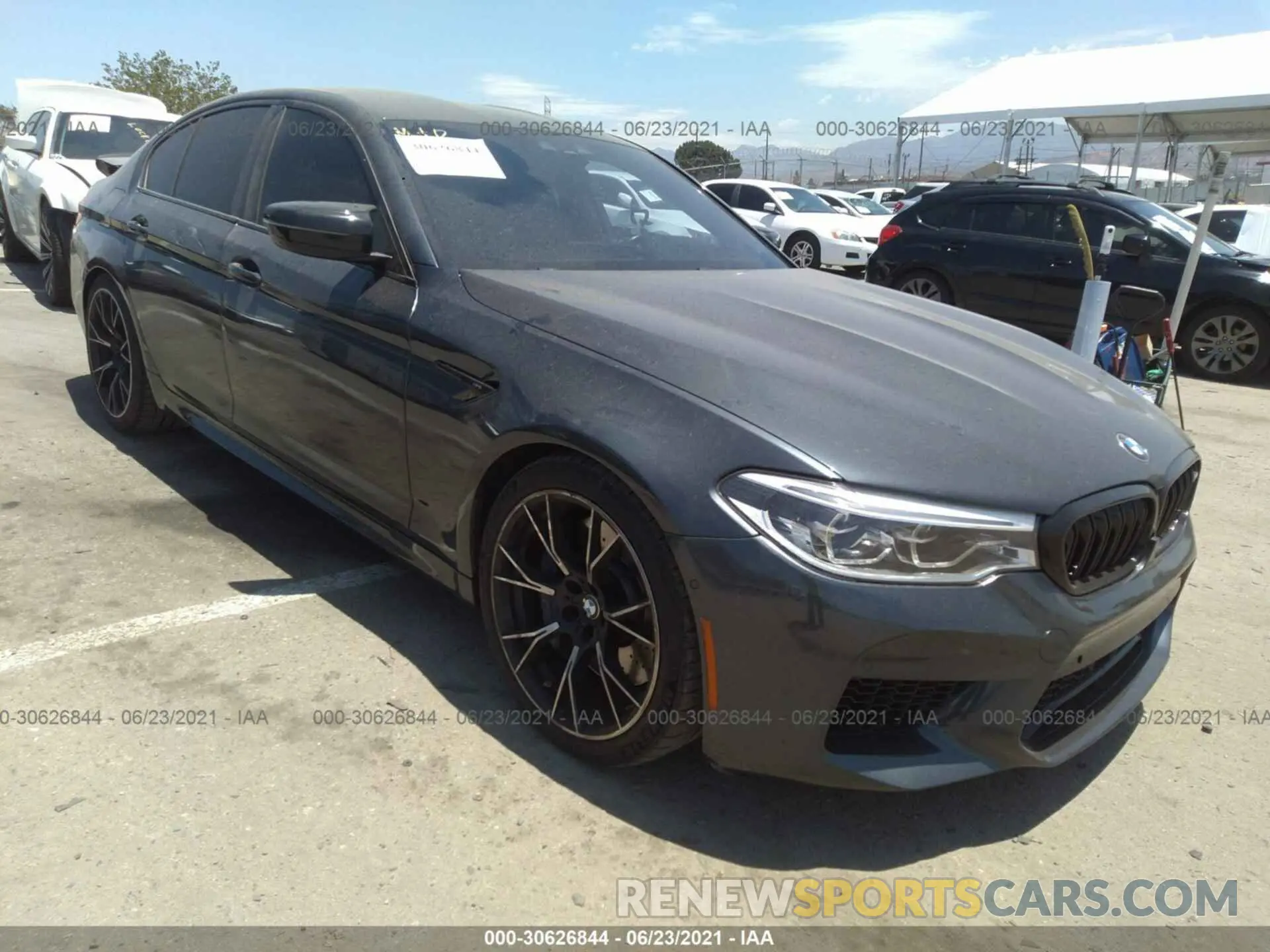 1 fotografías del automóvil dañado WBSJF0C5XKB446621 BMW M5 2019