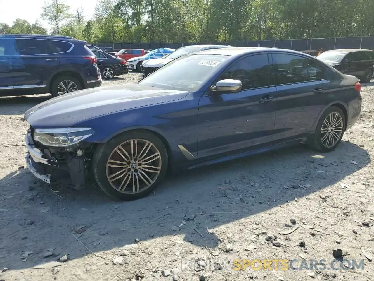 1 fotografías del automóvil dañado WBAJS7C00LBN96137 BMW M5 2020