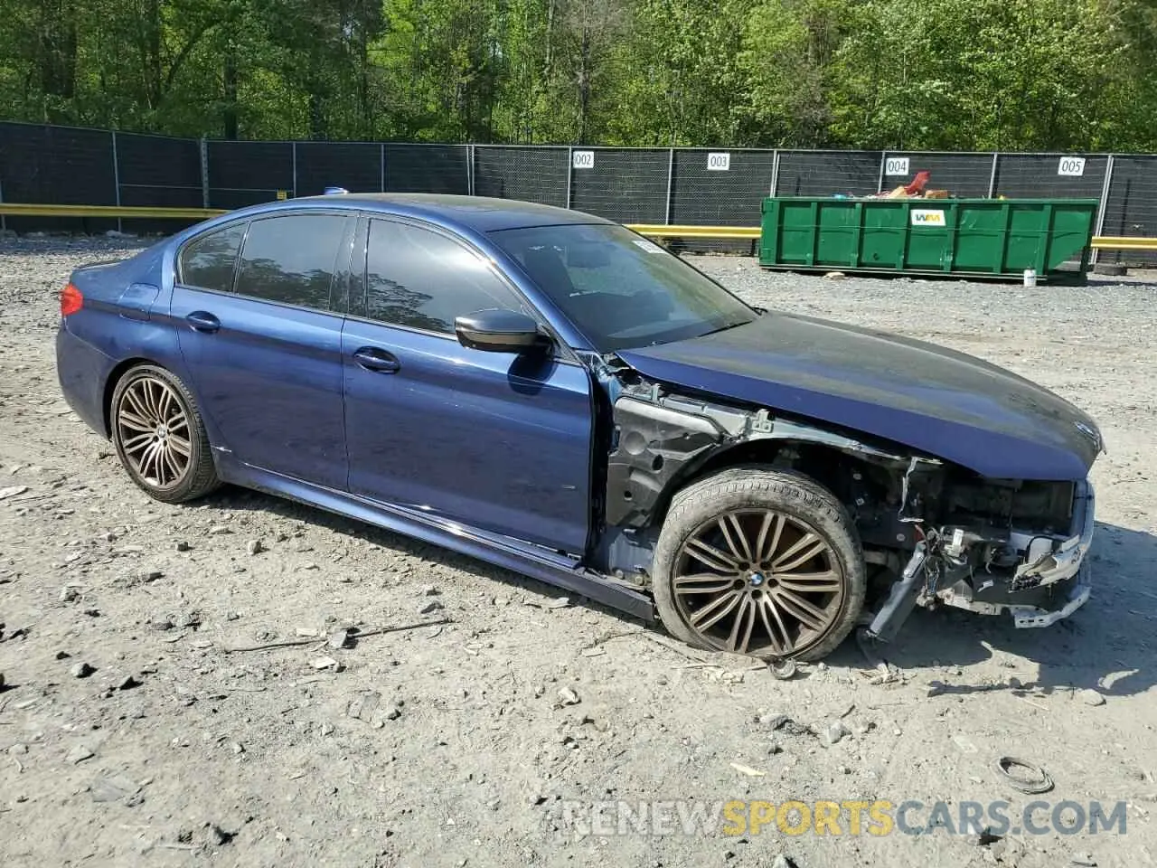 4 fotografías del automóvil dañado WBAJS7C00LBN96137 BMW M5 2020