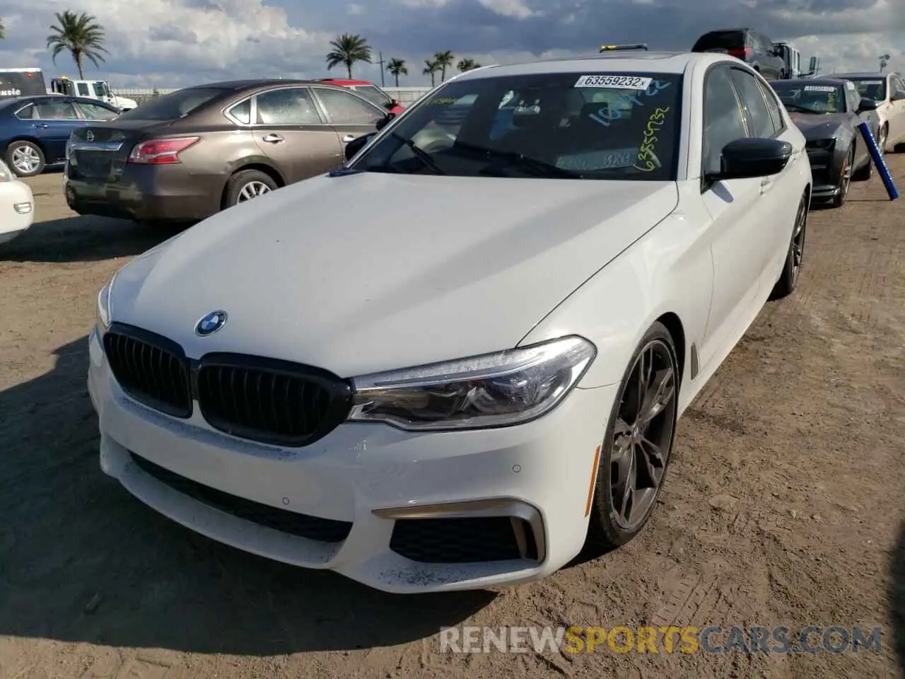 2 fotografías del automóvil dañado WBAJS7C00LBN96347 BMW M5 2020