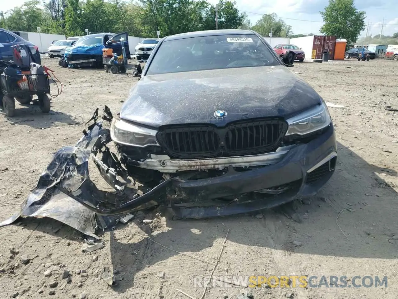 5 fotografías del automóvil dañado WBAJS7C03LCD00279 BMW M5 2020