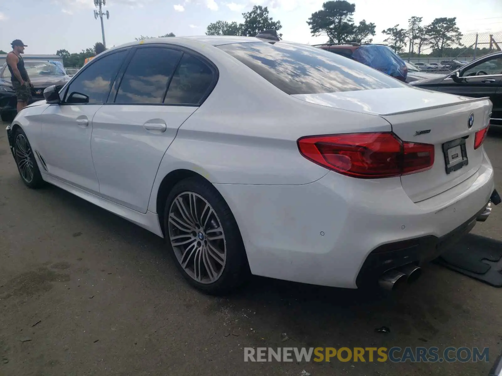 3 fotografías del automóvil dañado WBAJS7C03LCE58332 BMW M5 2020
