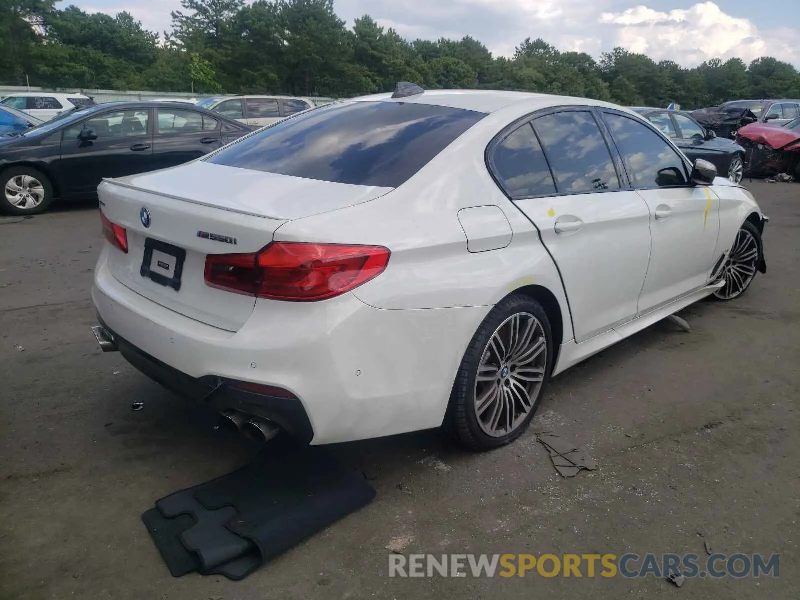 4 fotografías del automóvil dañado WBAJS7C03LCE58332 BMW M5 2020