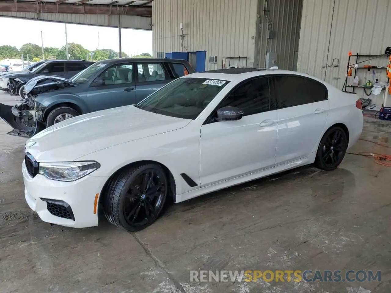 1 fotografías del automóvil dañado WBAJS7C07LBN96328 BMW M5 2020
