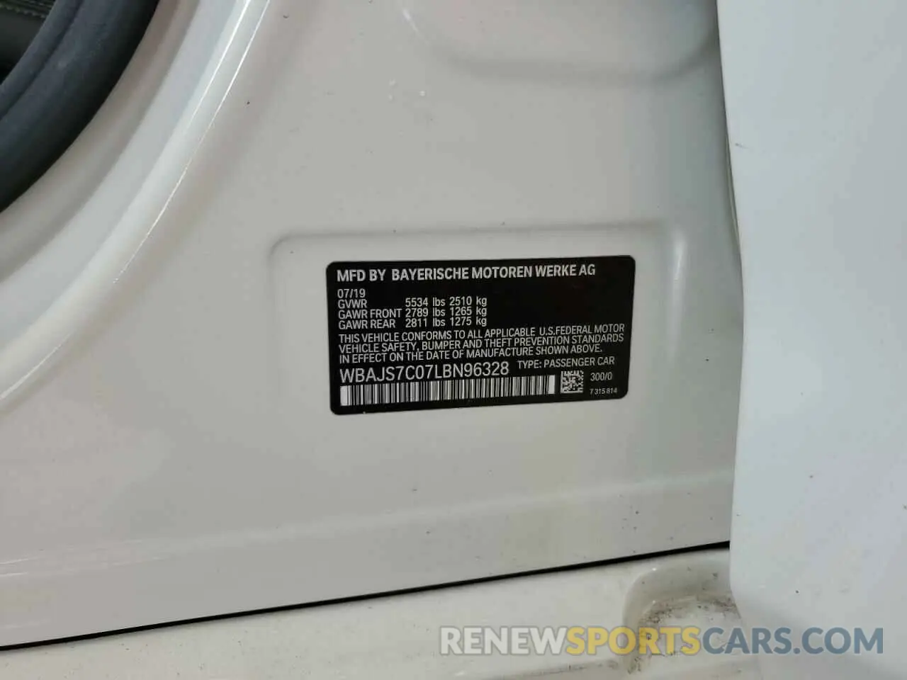13 fotografías del automóvil dañado WBAJS7C07LBN96328 BMW M5 2020