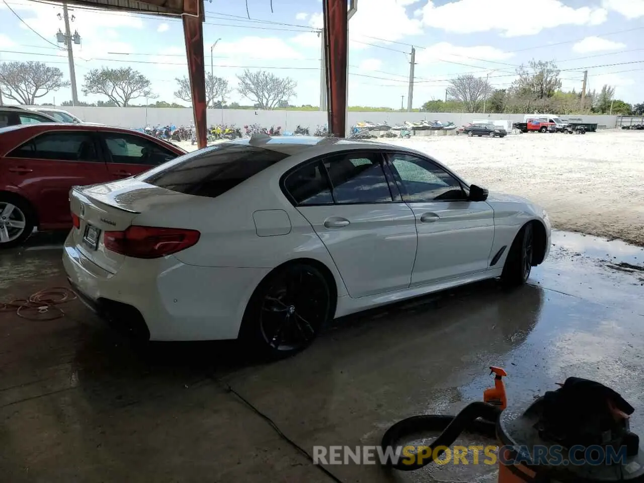 3 fotografías del automóvil dañado WBAJS7C07LBN96328 BMW M5 2020