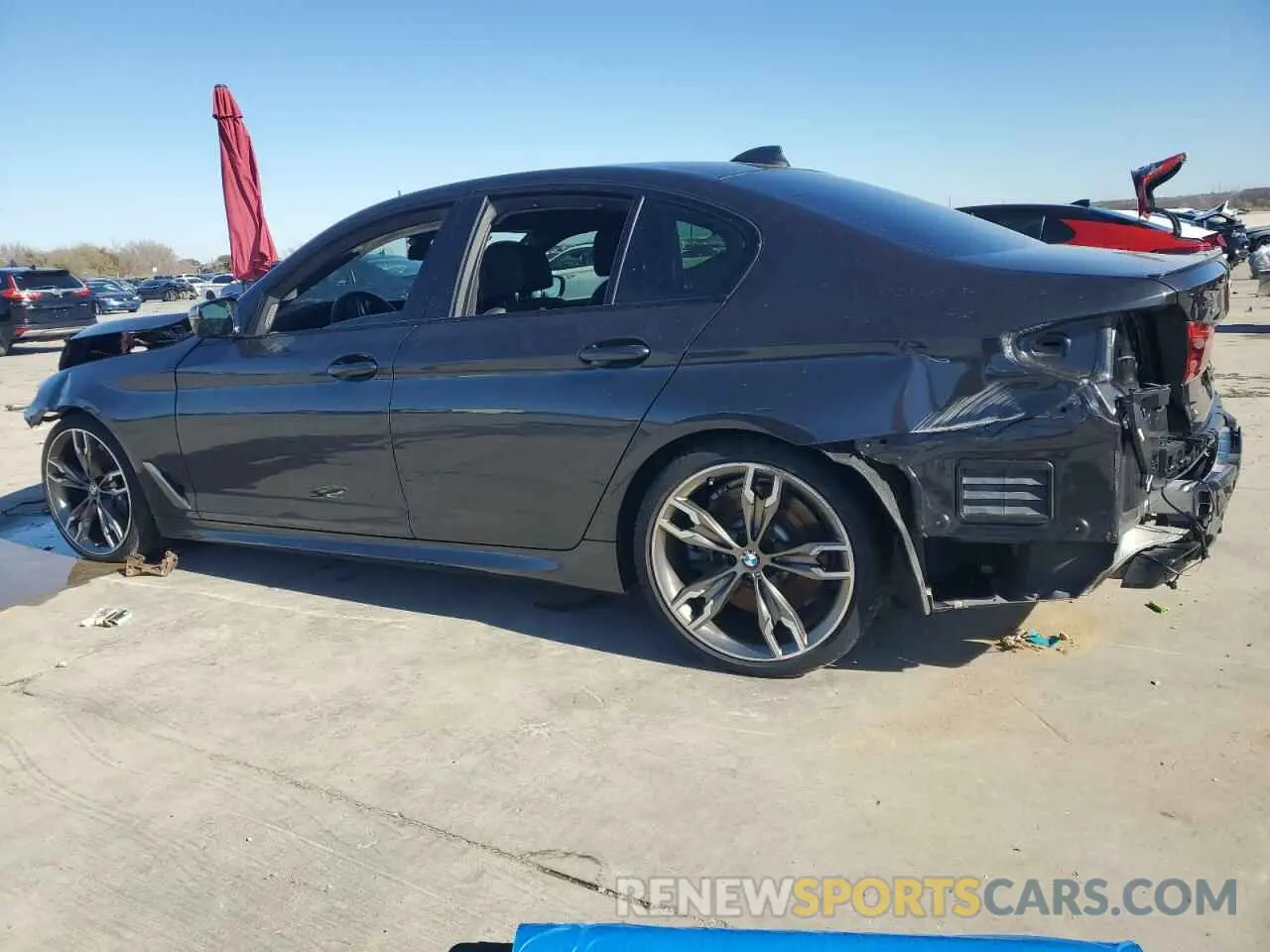 2 fotografías del automóvil dañado WBAJS7C07LCD97275 BMW M5 2020
