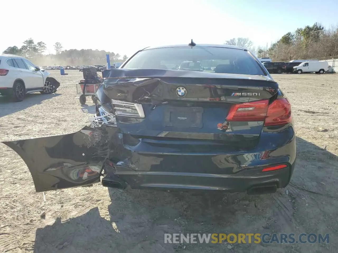 6 fotografías del automóvil dañado WBAJS7C0XLCE44248 BMW M5 2020