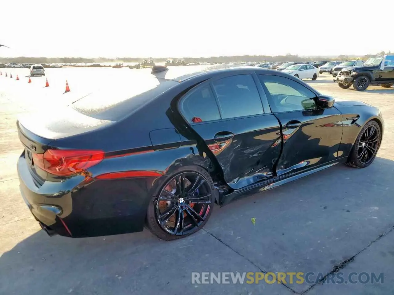 3 fotografías del automóvil dañado WBSJF0C00LCD24854 BMW M5 2020
