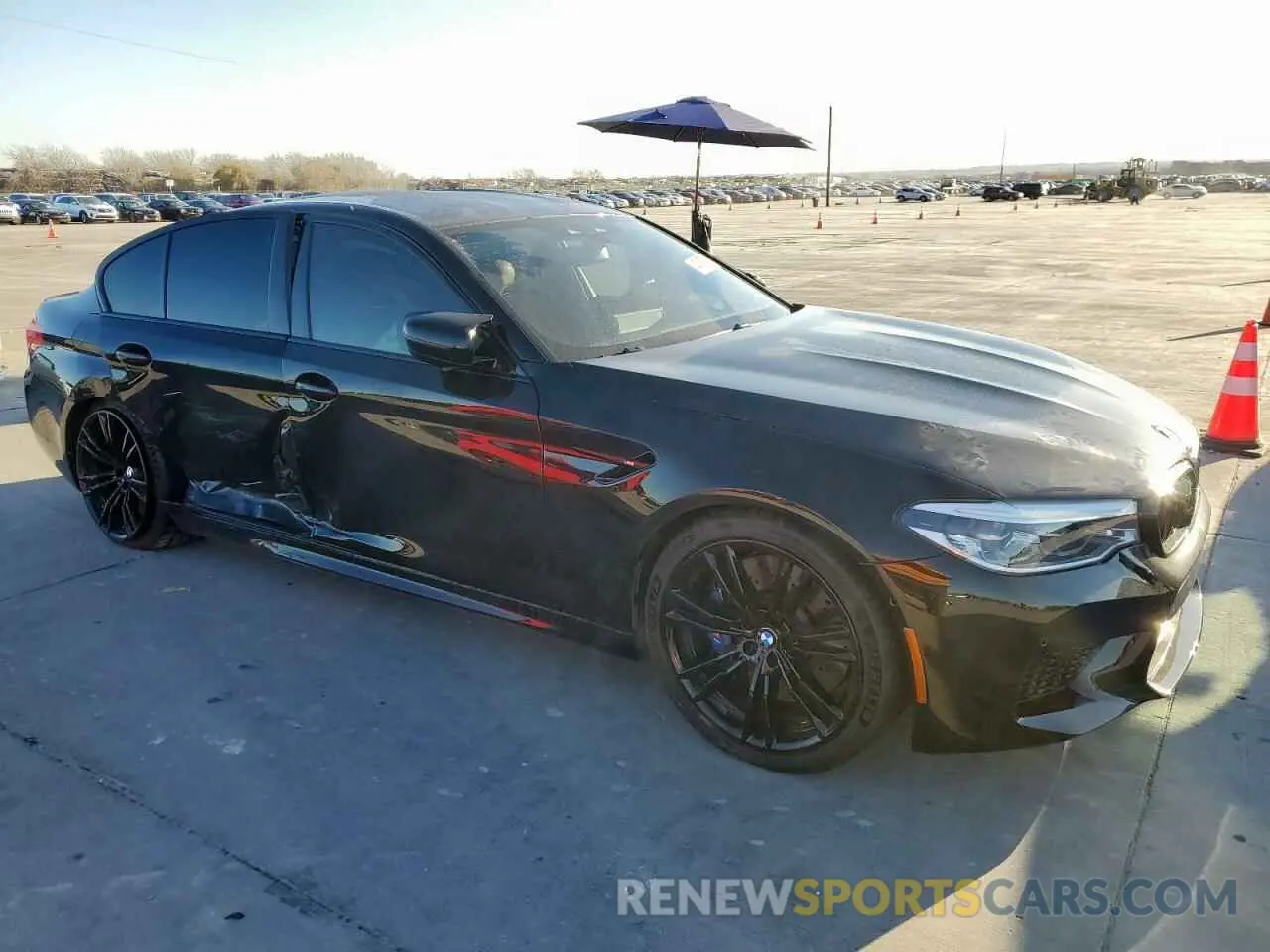 4 fotografías del automóvil dañado WBSJF0C00LCD24854 BMW M5 2020
