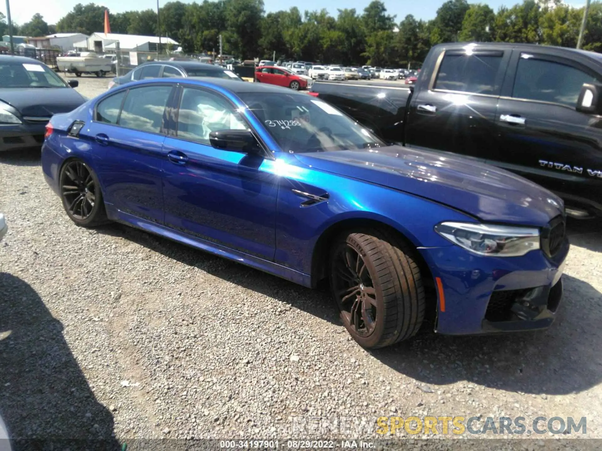1 fotografías del automóvil dañado WBSJF0C01LCD61069 BMW M5 2020