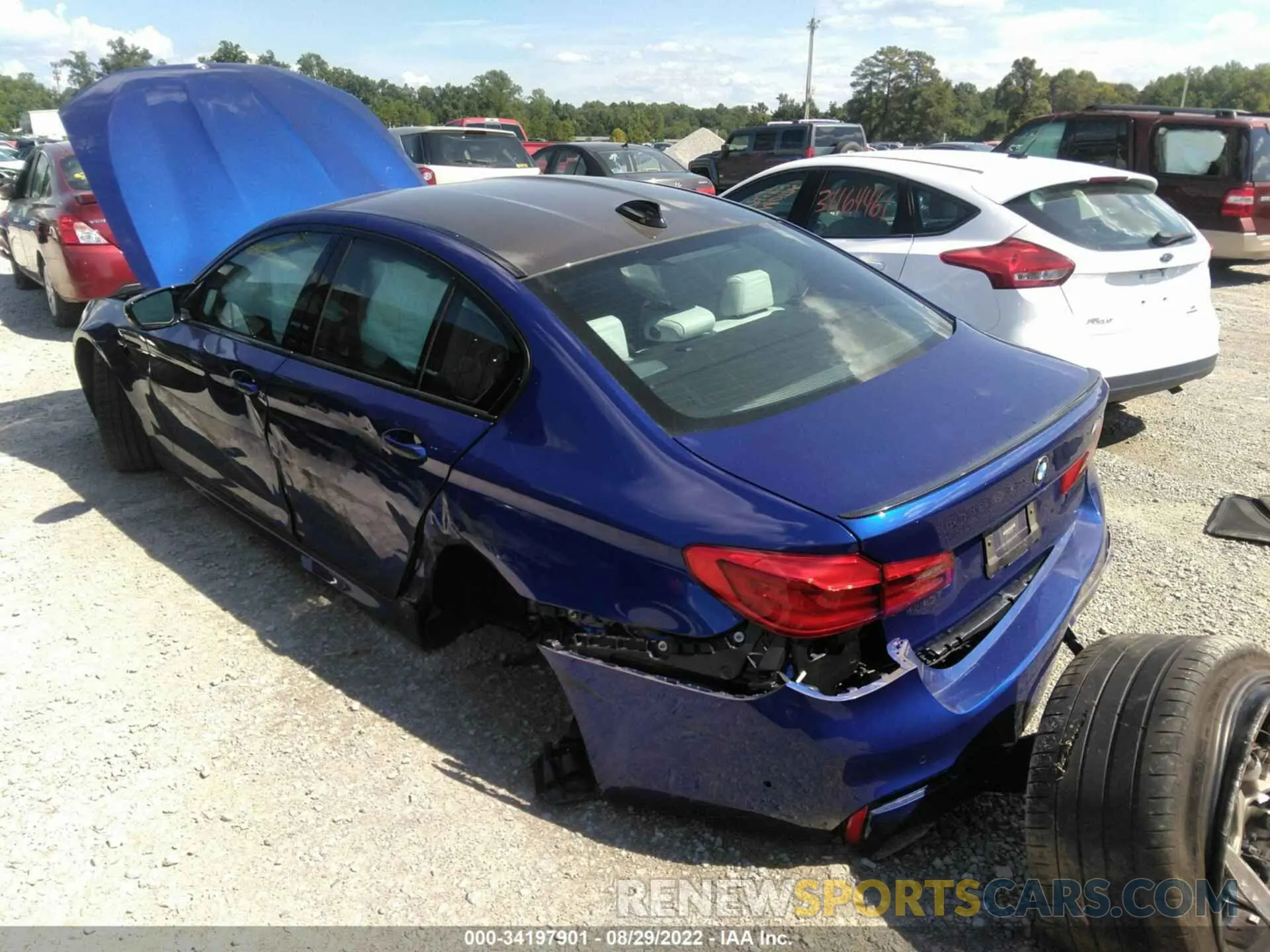 6 fotografías del automóvil dañado WBSJF0C01LCD61069 BMW M5 2020
