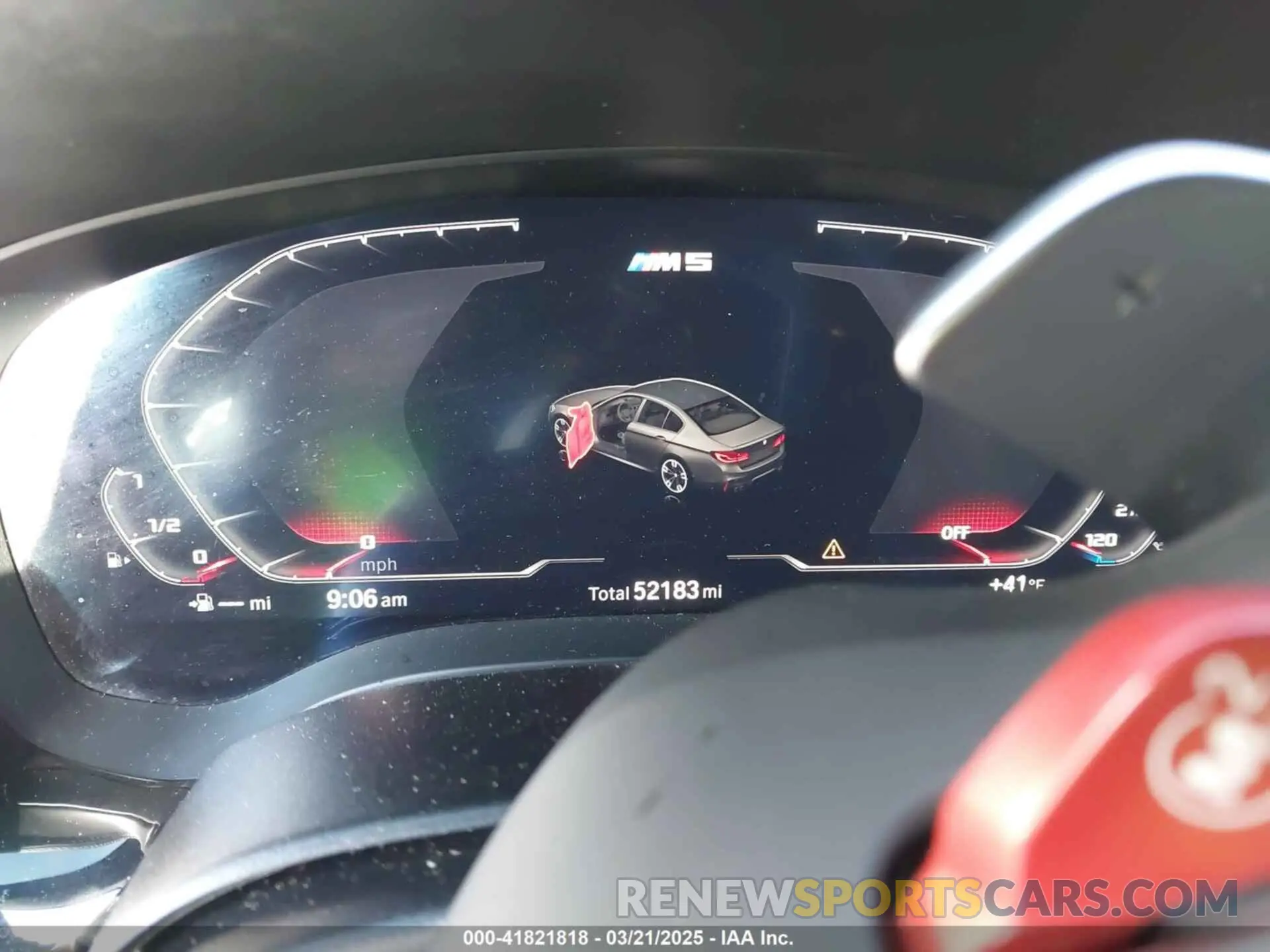 7 fotografías del automóvil dañado WBSJF0C03LCD70114 BMW M5 2020