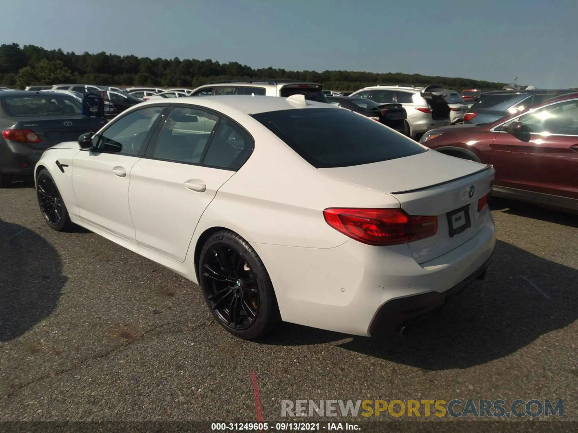 3 fotografías del automóvil dañado WBSJF0C07LCE31772 BMW M5 2020
