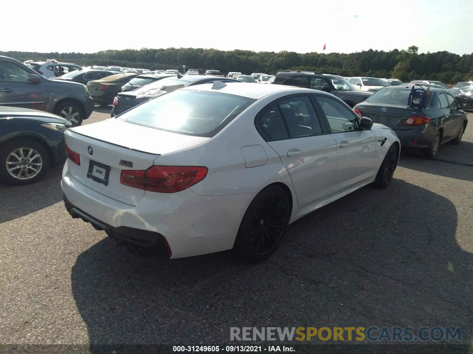 4 fotografías del automóvil dañado WBSJF0C07LCE31772 BMW M5 2020