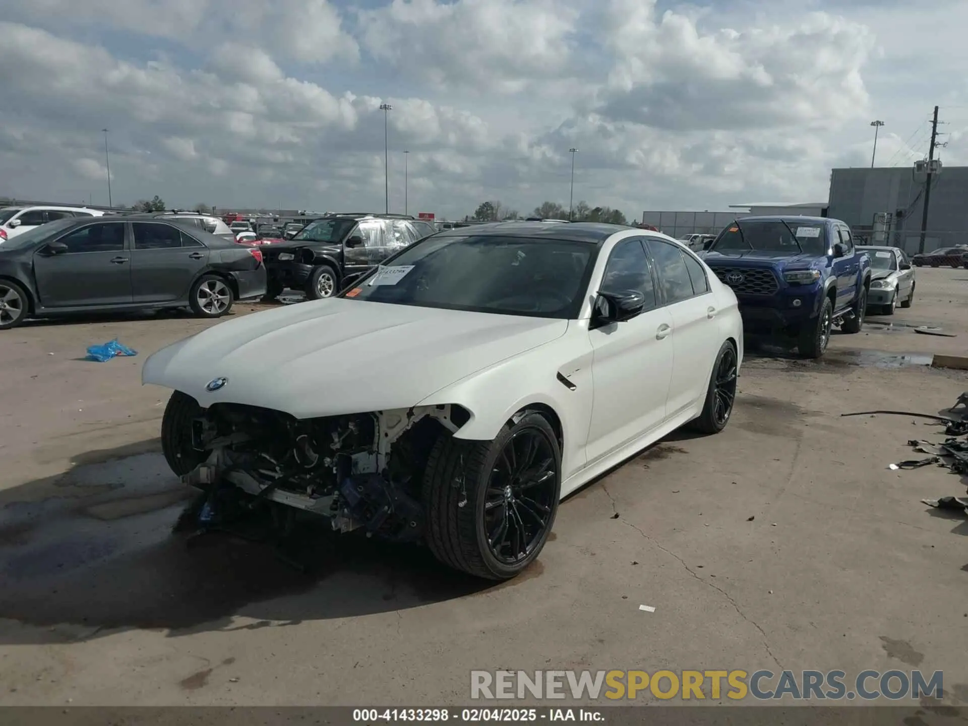 2 fotografías del automóvil dañado WBSJF0C08LB448907 BMW M5 2020