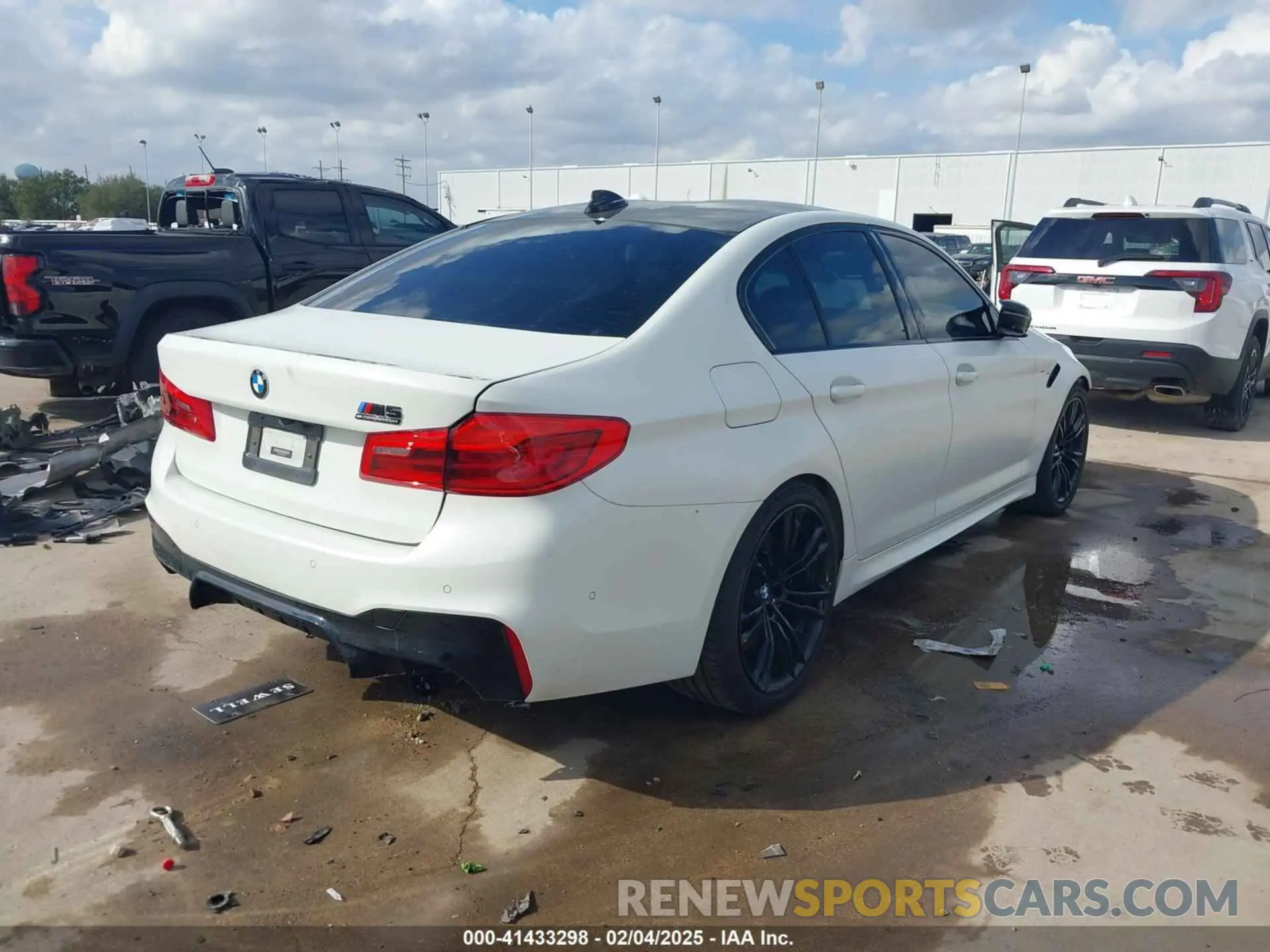 4 fotografías del automóvil dañado WBSJF0C08LB448907 BMW M5 2020
