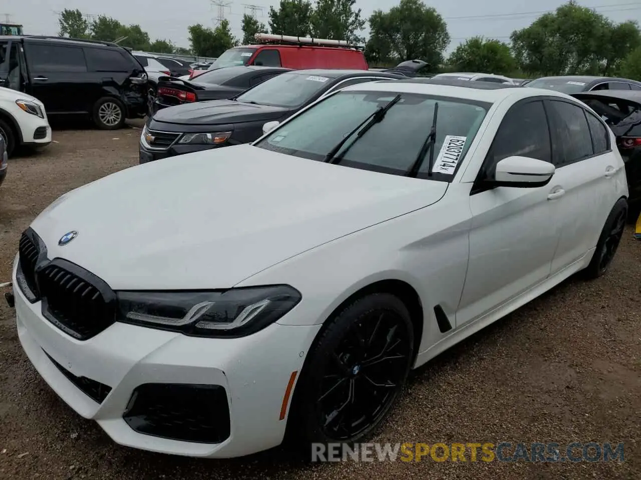 1 fotografías del automóvil dañado WBA13BK00MCF19770 BMW M5 2021