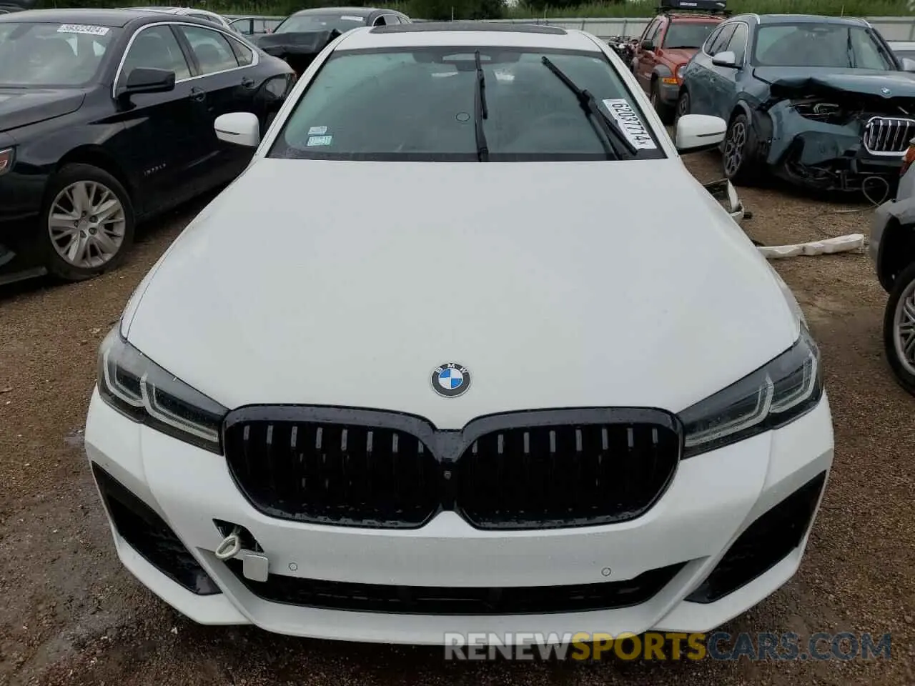 5 fotografías del automóvil dañado WBA13BK00MCF19770 BMW M5 2021