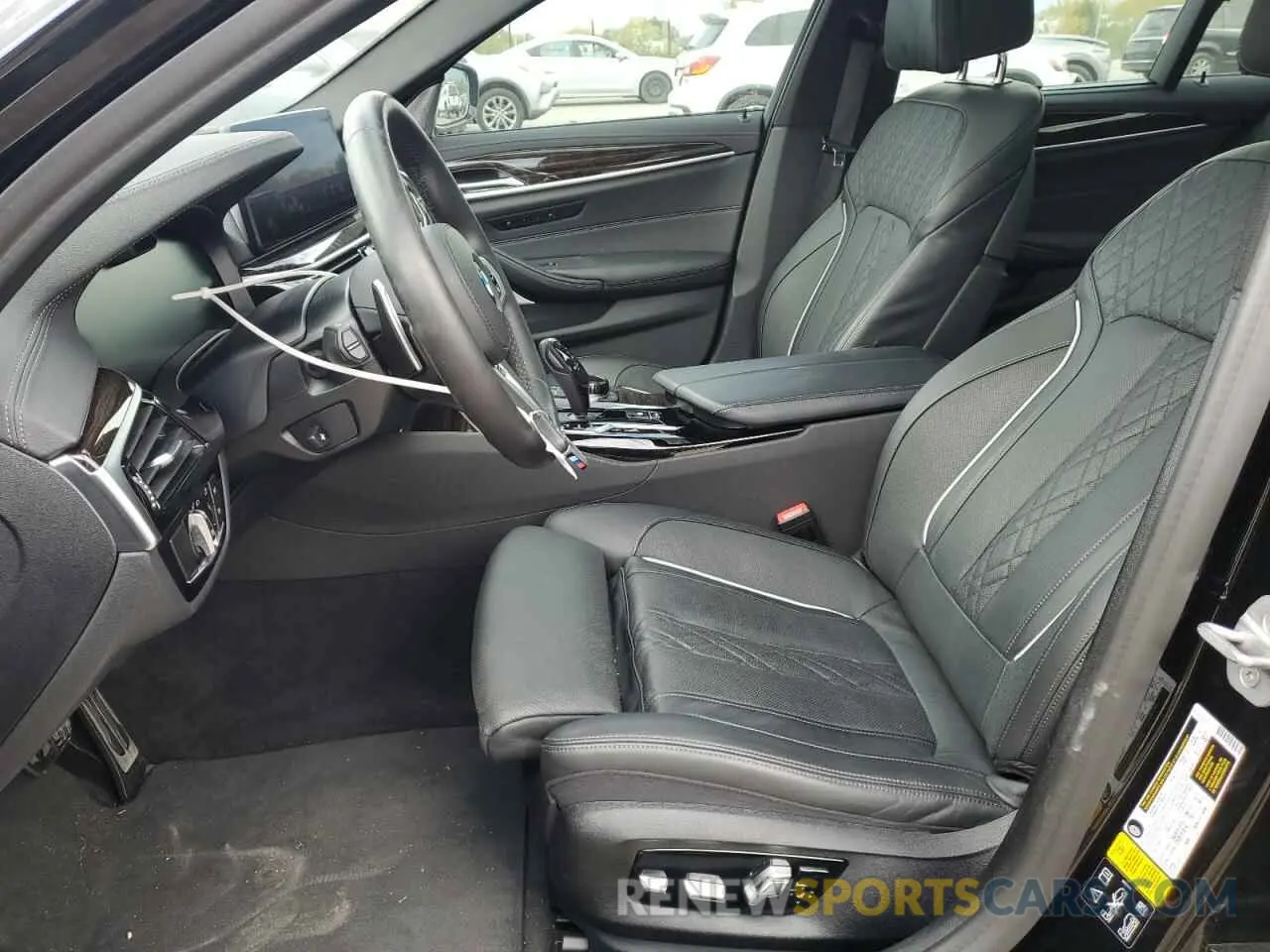 7 fotografías del automóvil dañado WBA13BK06MCF80945 BMW M5 2021
