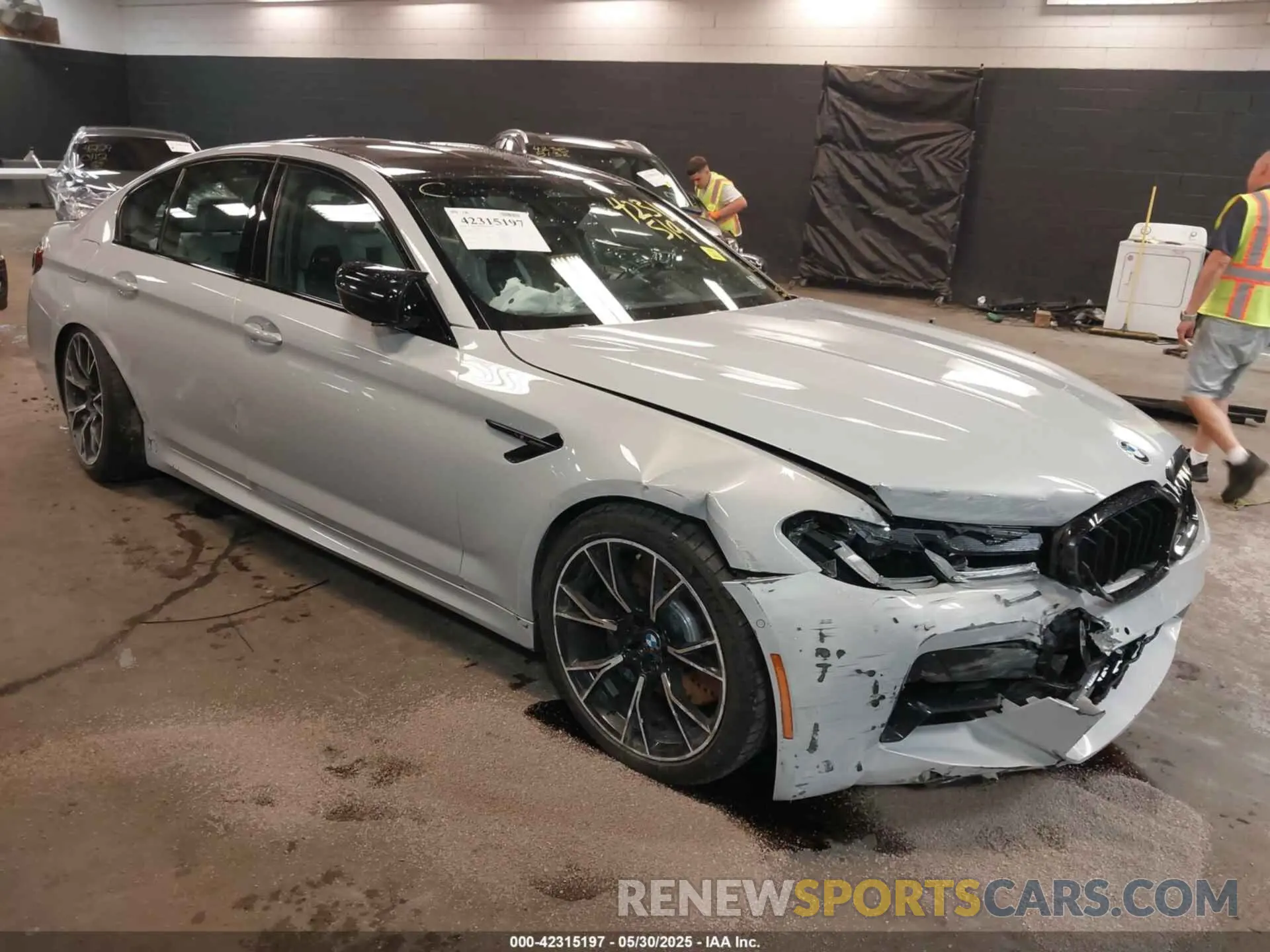 1 fotografías del automóvil dañado WBS83CH01MCF44510 BMW M5 2021