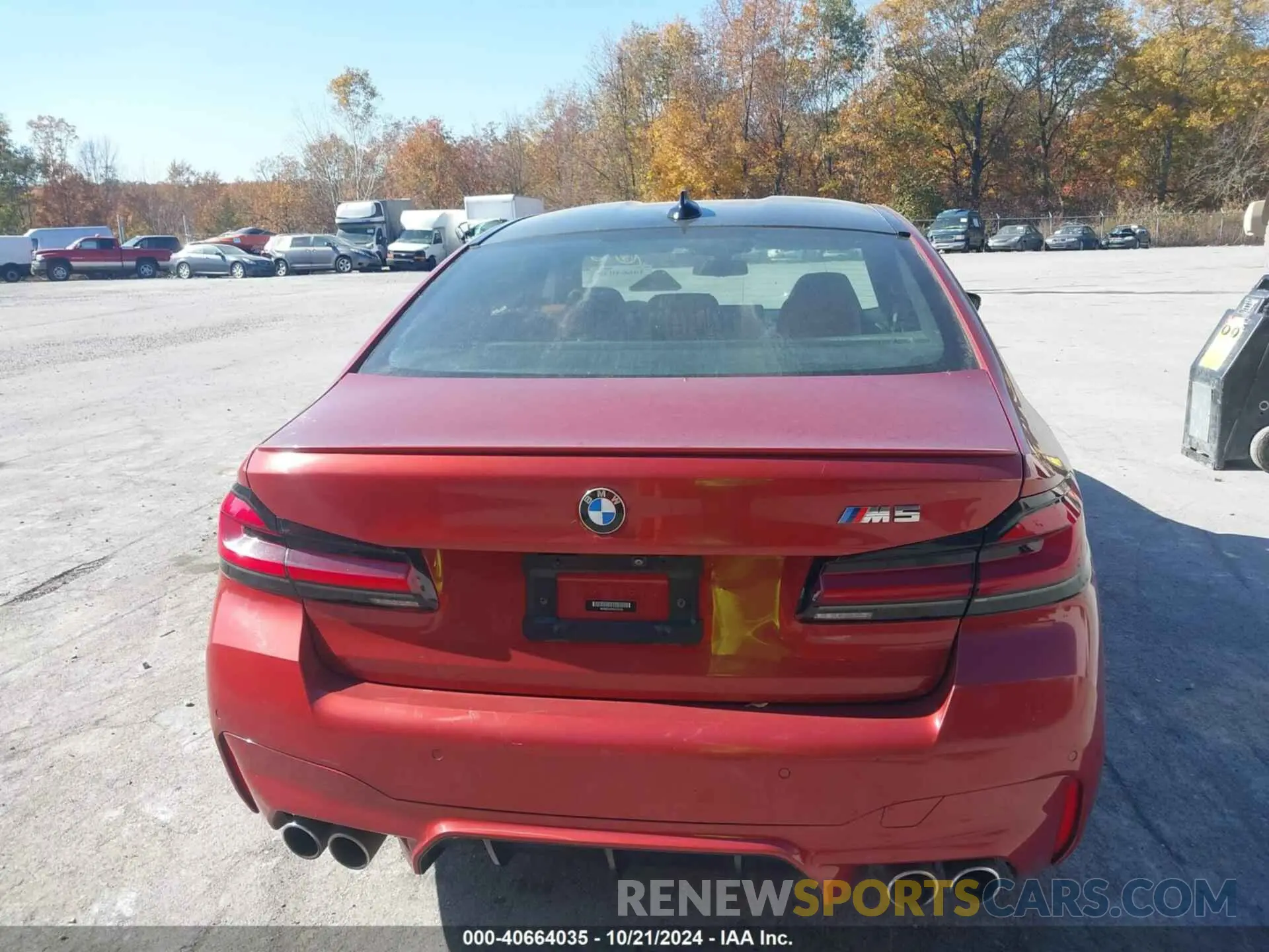16 fotografías del automóvil dañado WBS83CH02MCF25335 BMW M5 2021