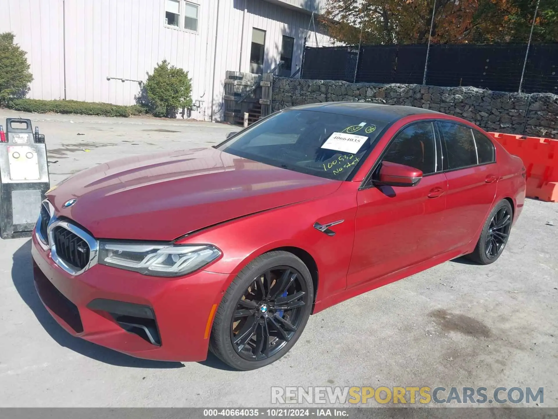 2 fotografías del automóvil dañado WBS83CH02MCF25335 BMW M5 2021