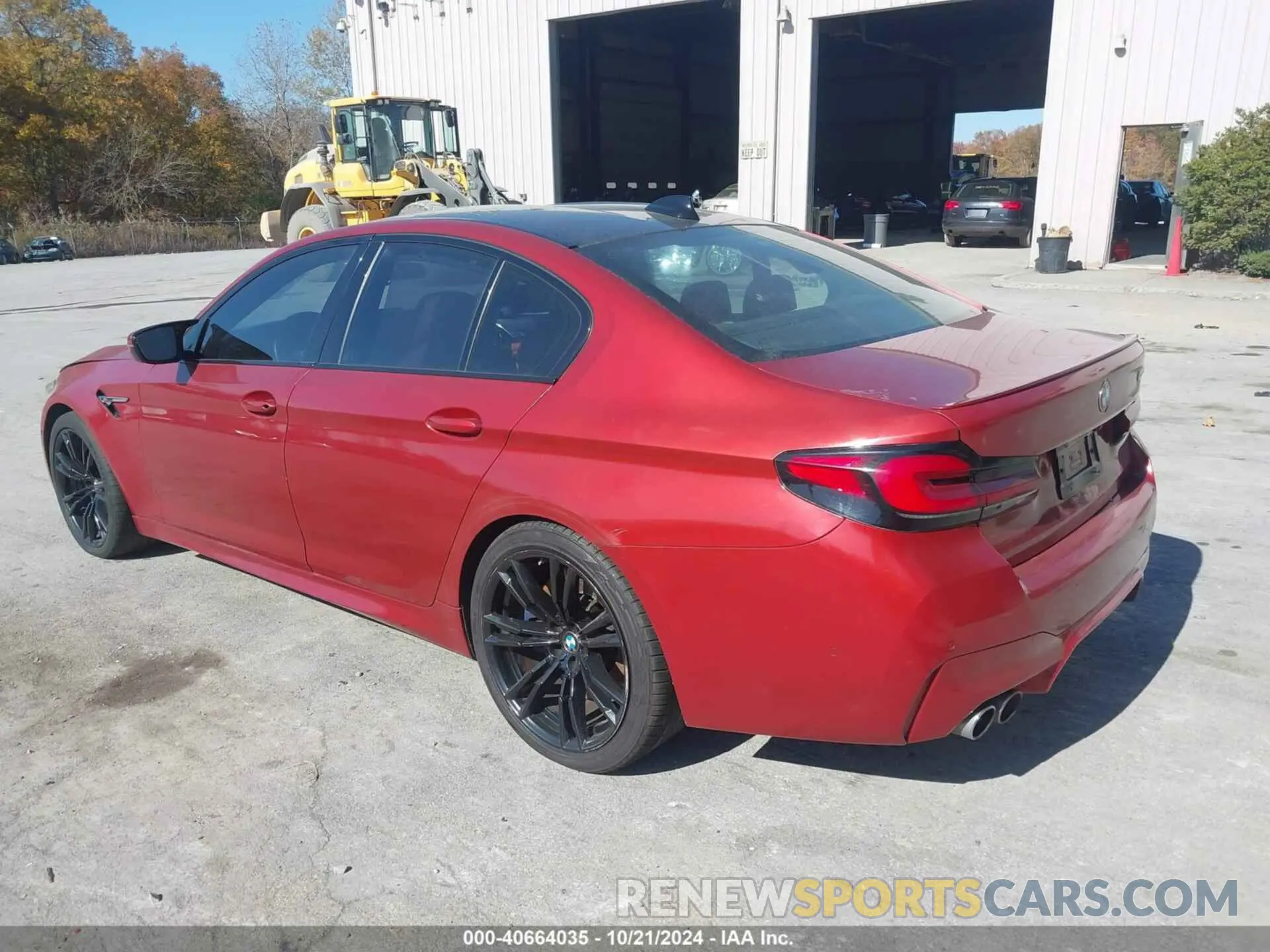 3 fotografías del automóvil dañado WBS83CH02MCF25335 BMW M5 2021