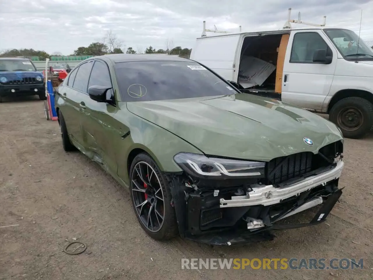 1 fotografías del automóvil dañado WBS83CH06MCH25361 BMW M5 2021