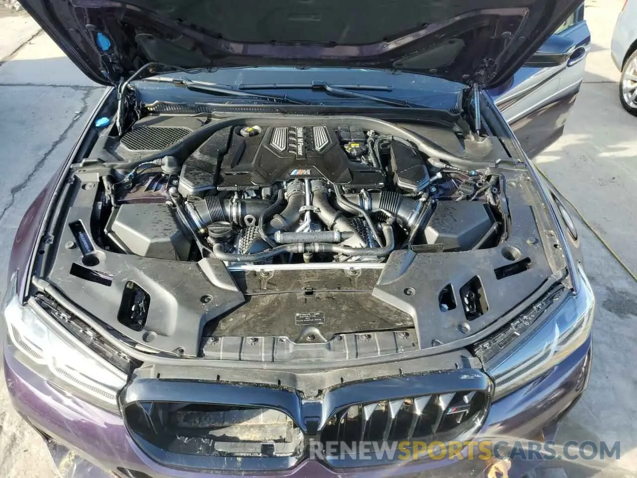 11 fotografías del automóvil dañado WBS83CH07MCG08954 BMW M5 2021
