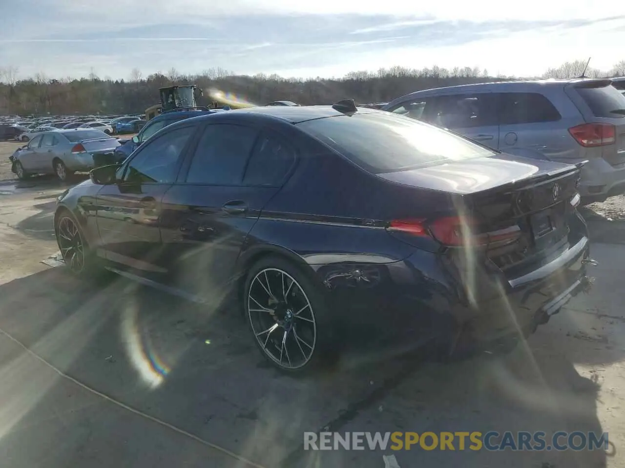 2 fotografías del automóvil dañado WBS83CH07MCG08954 BMW M5 2021
